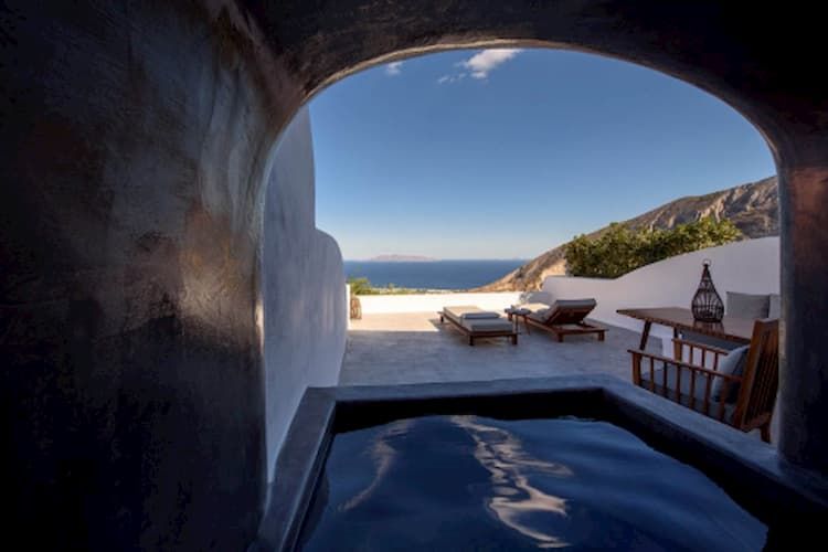 Santorini Villa, villa views, luxury villa, villa Santorini