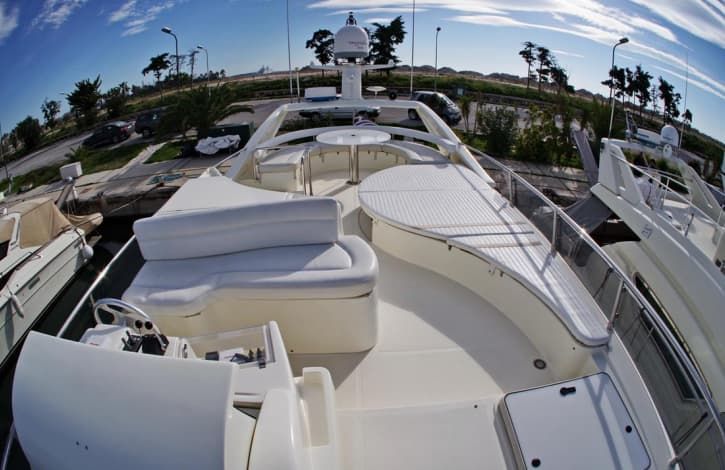 yacht deck, yacht deck Greece