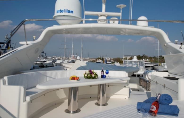 yacht deck, Greece Yacht Charter